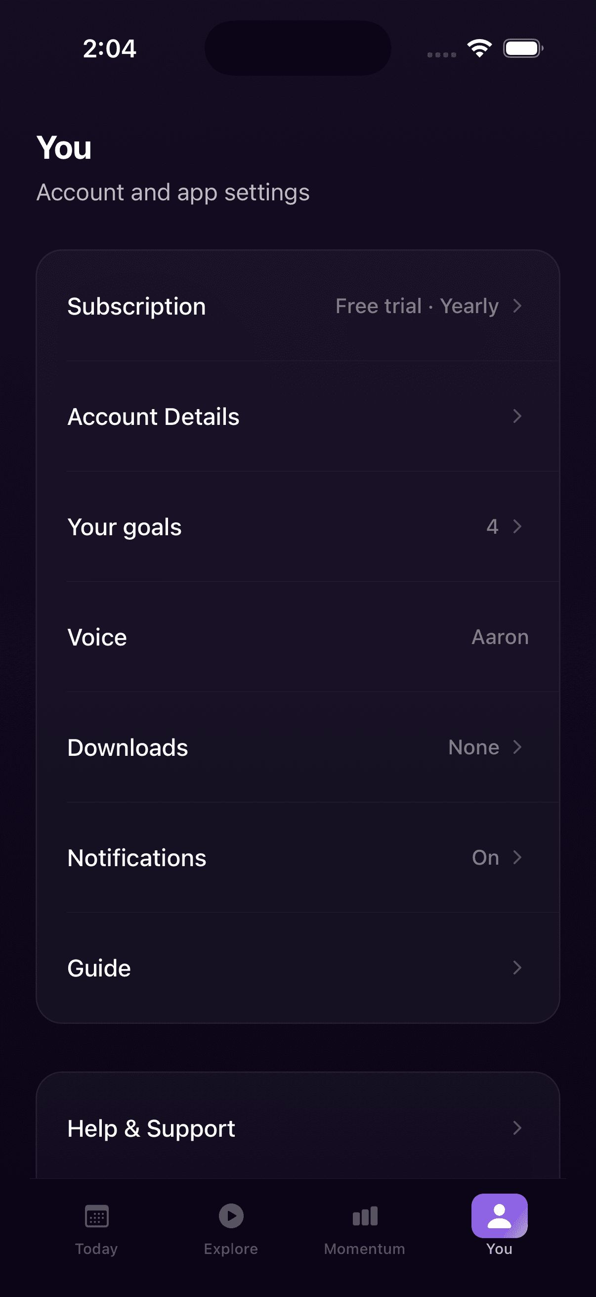 You screen